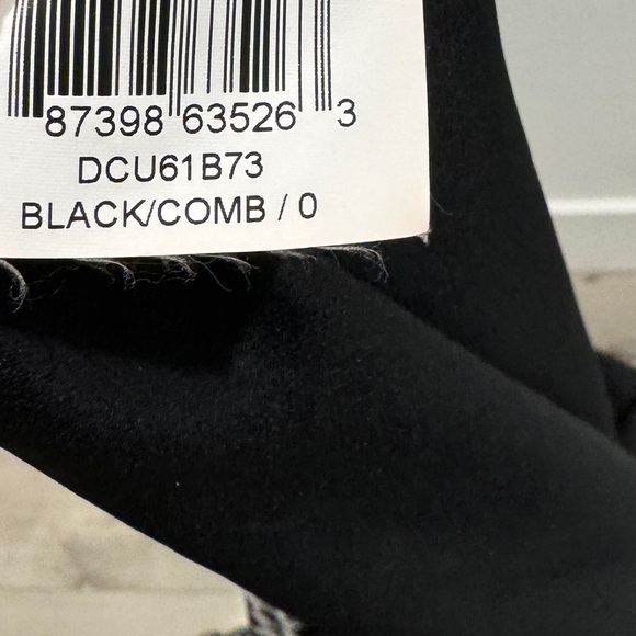 BCBGGeneration Y2K Babydoll Abstract Polka Dot Black Grey Mini Dress Size 0 - Picture 16 of 16